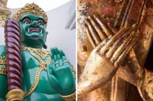 Tempelwächter Tempel Chiang Mai, Thailand