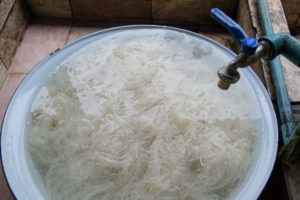 Reisnudeln in Chiang Mai, Thailand