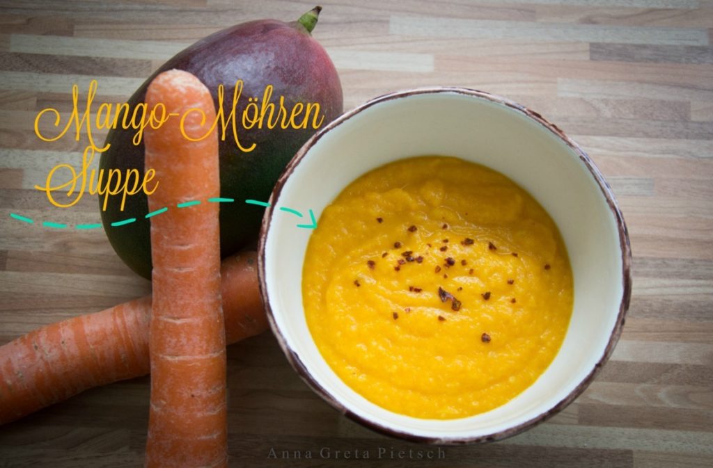 Asiatische Mango-Möhren Suppe