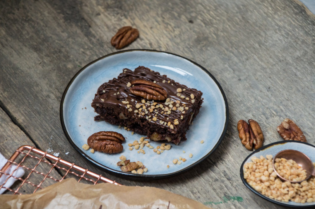 Glutenfreie Schoko-Walnuss Brownies - www.glutenfreiumdiewelt.de