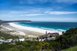 Die Aussicht vom Chapmans-Peak-Drive, Kapstadt, Südafrika