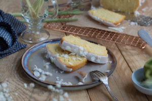 Rezept für glutenfreien und laktosefreien Zitronengras Kokos Kuchen