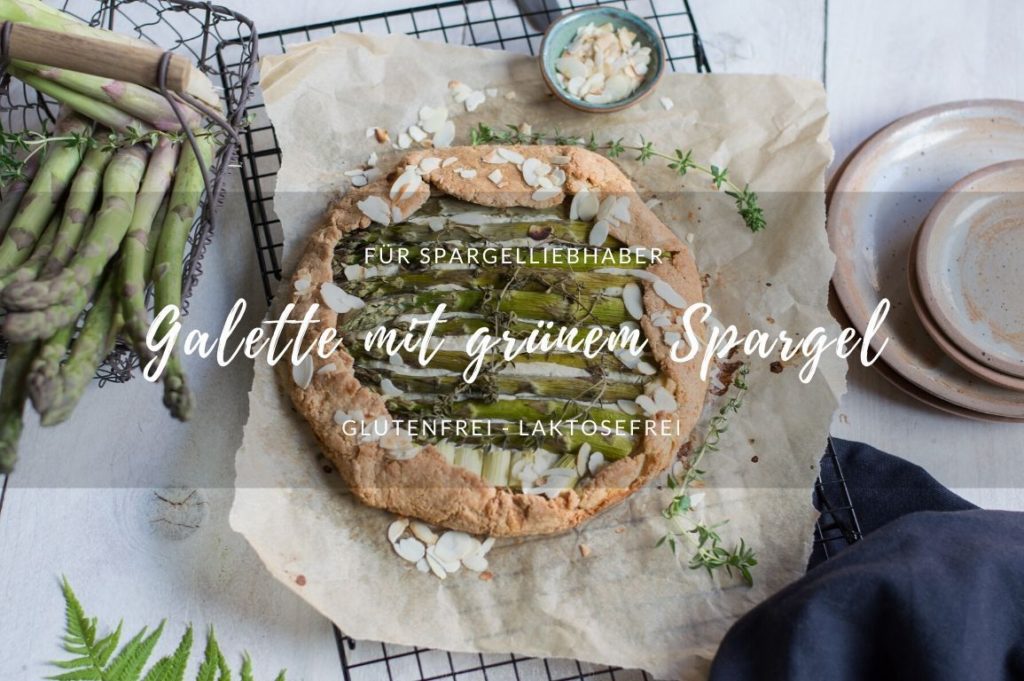 glutenfreie und laktosefreie Spargelgalette