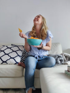 So sah meine Freude aus, als ich erfahren habe, dass ich meine Lieblingschips noch essen kann.