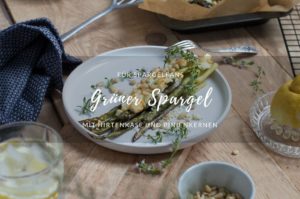 Titelbild Rezept grüner Spargel mit Hirtenkäse