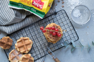 Der Karamell schmeckt großartig in den Cookies!