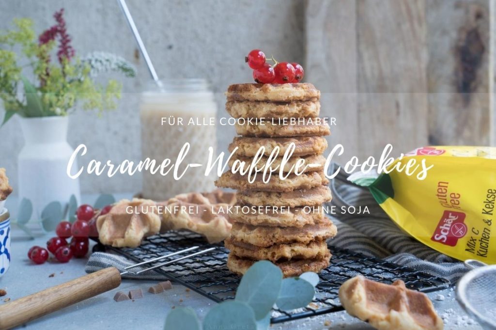 Waffle-Cookies mit Karamell Rezept Waffle-Cookies mit Karamell