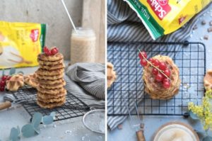 Waffle-Cookies mit Karamell