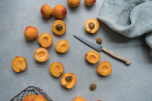 Aprikosen für eine sommerliche Tarte