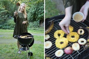 Obst vom Grill geht so schnell!