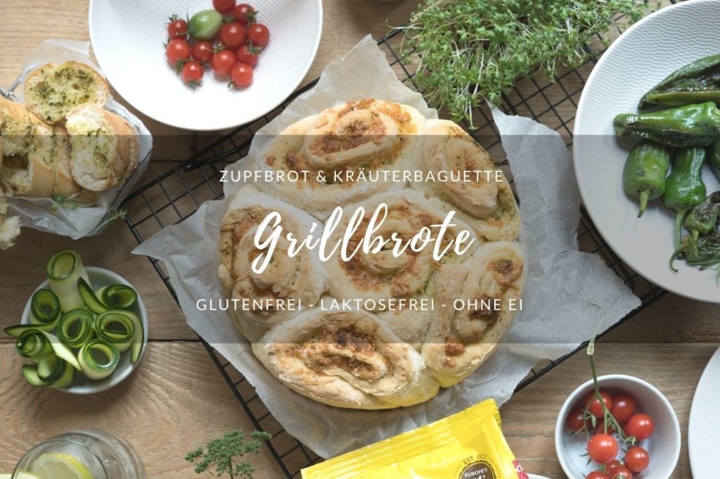 Glutenfreies Zupfbrot & Kräuterbaguette Rezept glutenfreie Grillbrote
