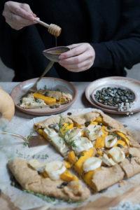 Honig passt super zu der Galette!