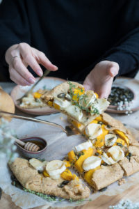Glutenfreie Galette mit Kürbis