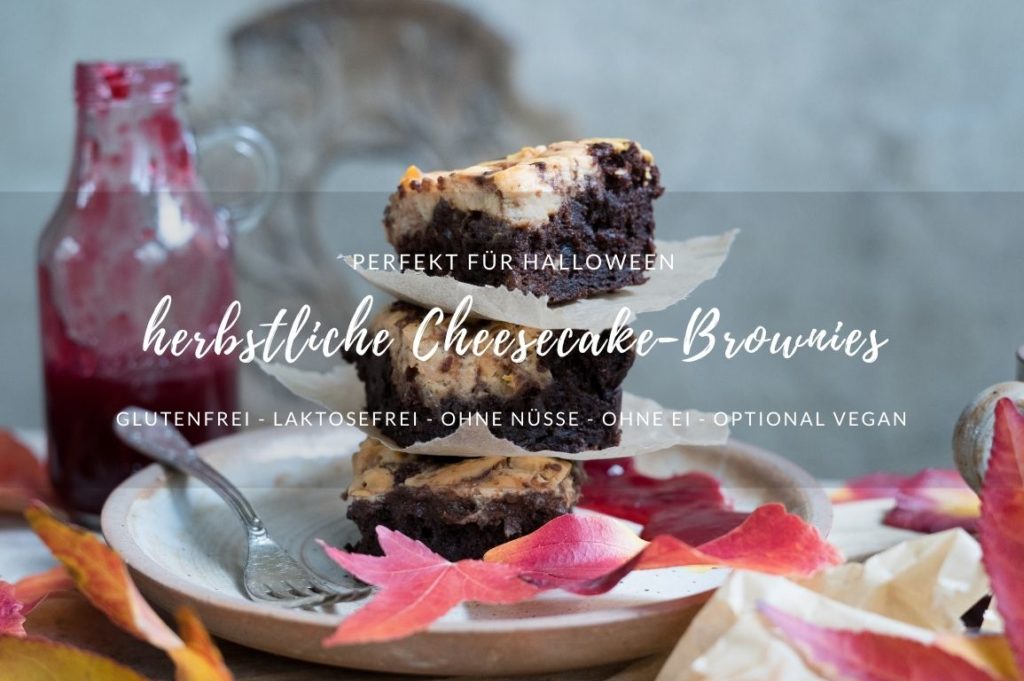 Süßkartoffel-Cheesecake-Brownies Rezept für herbstliche Süßkartoffel-Cheesecake-Brownies