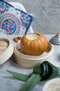 thailändisches Kürbis-Dessert Sangkaya Fak Thong