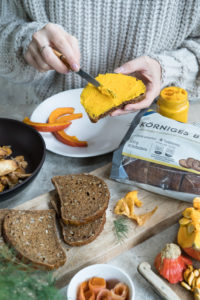 Zubereitung der Brote