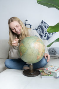 Manchmal entscheidet der Finger auf dem Globus das nächste Ziel!