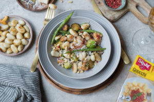 Rezept: Herbstliche Gnocchi Gemüsepfanne