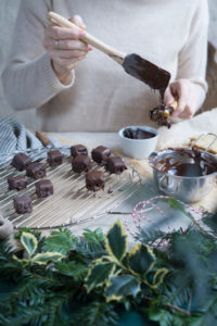 Zubereitung der gesünderen Dominosteine