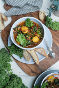 Grünkohl-Kartoffel-Eintopf - vegan und glutenfrei