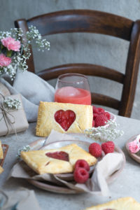gefüllte Cookies mit Himbeergeschmack