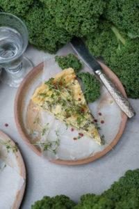 glutenfreie Grünkohl Tarte