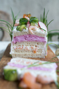 Anschnitt glutenfreie schwedische Brottorte