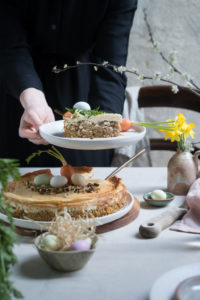 Kuchenstück - Carrot-Cheesecake