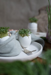 Osterdeko für den Brunch