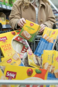 Auswahl an glutenfreien Lebenmitteln