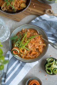 Rezept: glutenfreier Linsen-Eintopf