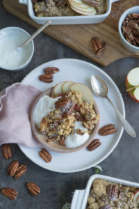 glutenfreier Apfel Crumble