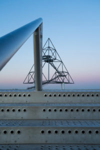 Tetraeder im Sonnenuntergang