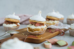 Rezept Rhabarber-Cupcakes
