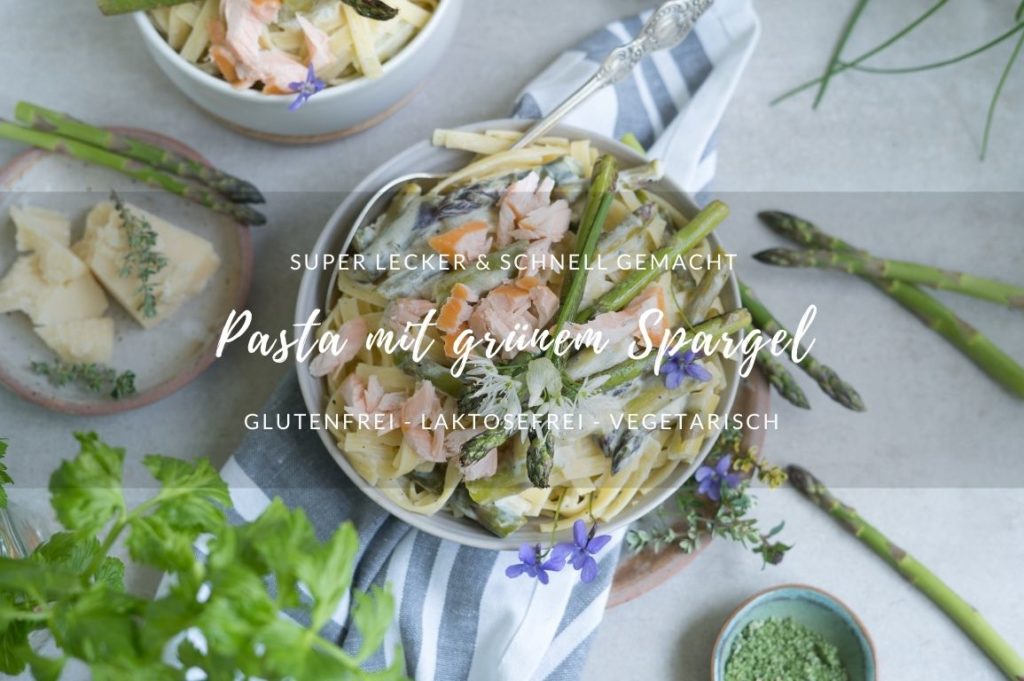 Pasta mit grünem Spargel Rezept: schnelles Pastagericht mit Spargel