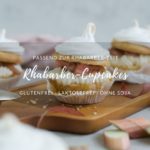 glutenfreie Cupcakes mit Rhabarber