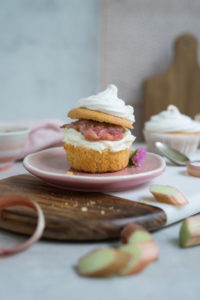 Rhabarber-Cupcake glutenfrei