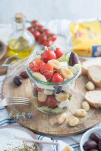 Gnocchi-Salat Greek Style