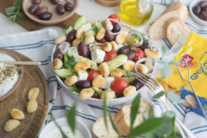 Gnocchi-Salat griechische Art