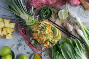 Rezept: gebratener Reis mit Ananas