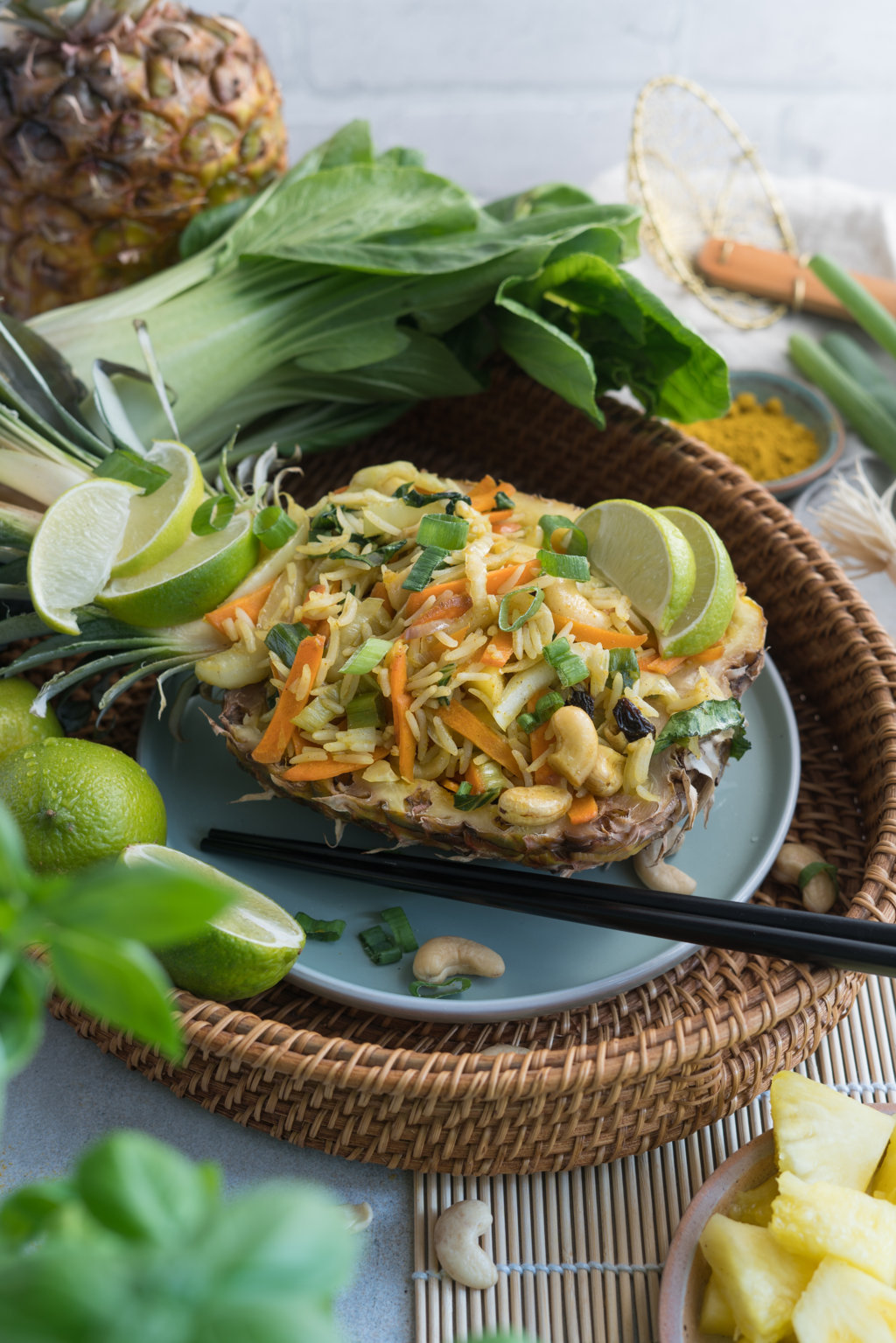 Khao Pad Sapparod - gebratener Reis mit Ananas