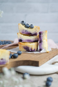 Blaubeermuffins, glutenfrei & laktosefrei