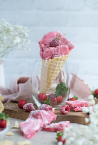 FroYo Bites mit Himbeeren