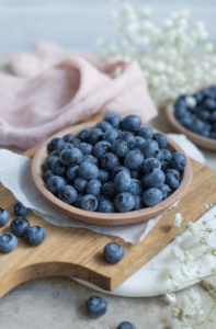 frische Blaubeeren