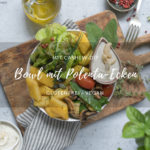 Rezept: Bowl mit Polenta-Ecken
