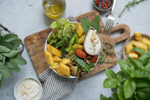 Polenta-Bowl, vegan & glutenfrei