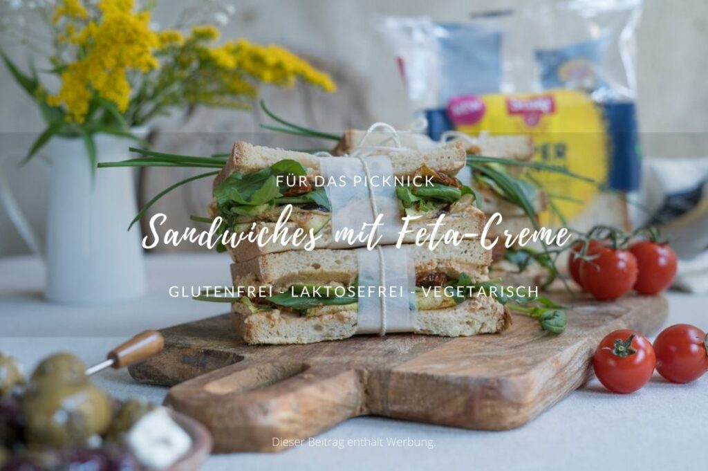 Sandwiches glutenfrei mit Feta-Creme