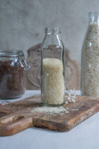 Vorratsglas mit Basmatireis