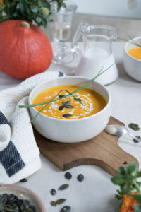 Kürbissuppe mit Kokosmilch