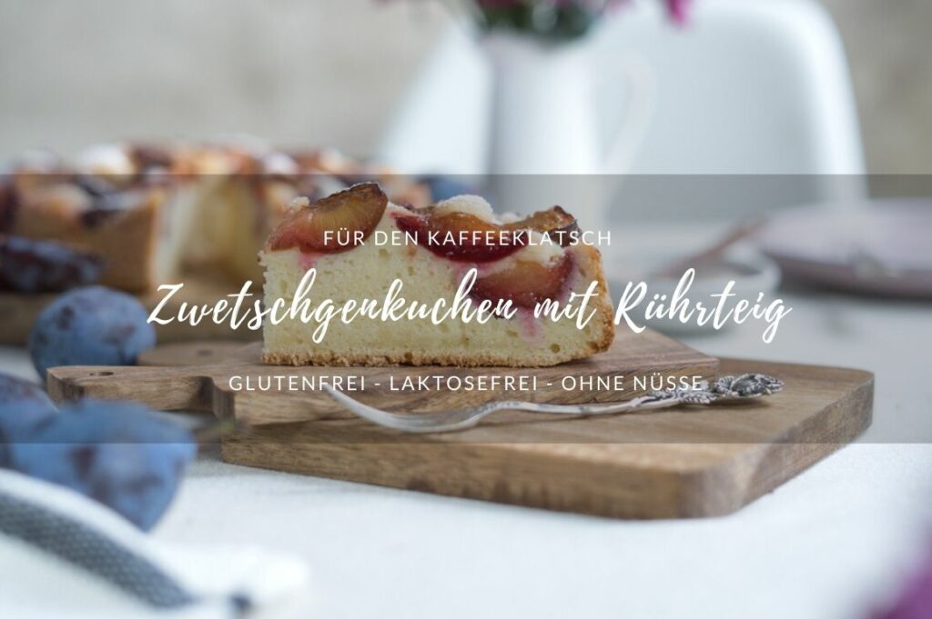 Glutenfreier Zwetschgenkuchen mit Rührteig Rezept Zwetschgenkuchen mit Rührteig, glutenfrei